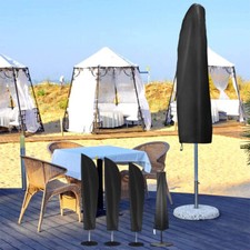 Patio Umbrella Parasol Cover Heavy Duty Outdoor Protective Waterproof Canopy