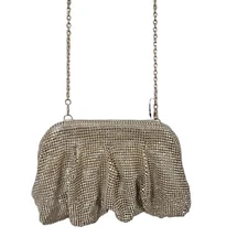 Women's INC LG PLEATED Crossbody Clutch Bag.  New With Defect $69.