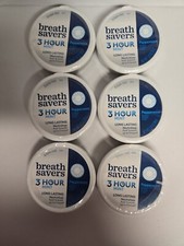 BREATH SAVERS Peppermint Sugar Free Breath Mints Tins, 1.27 oz 6 Count 