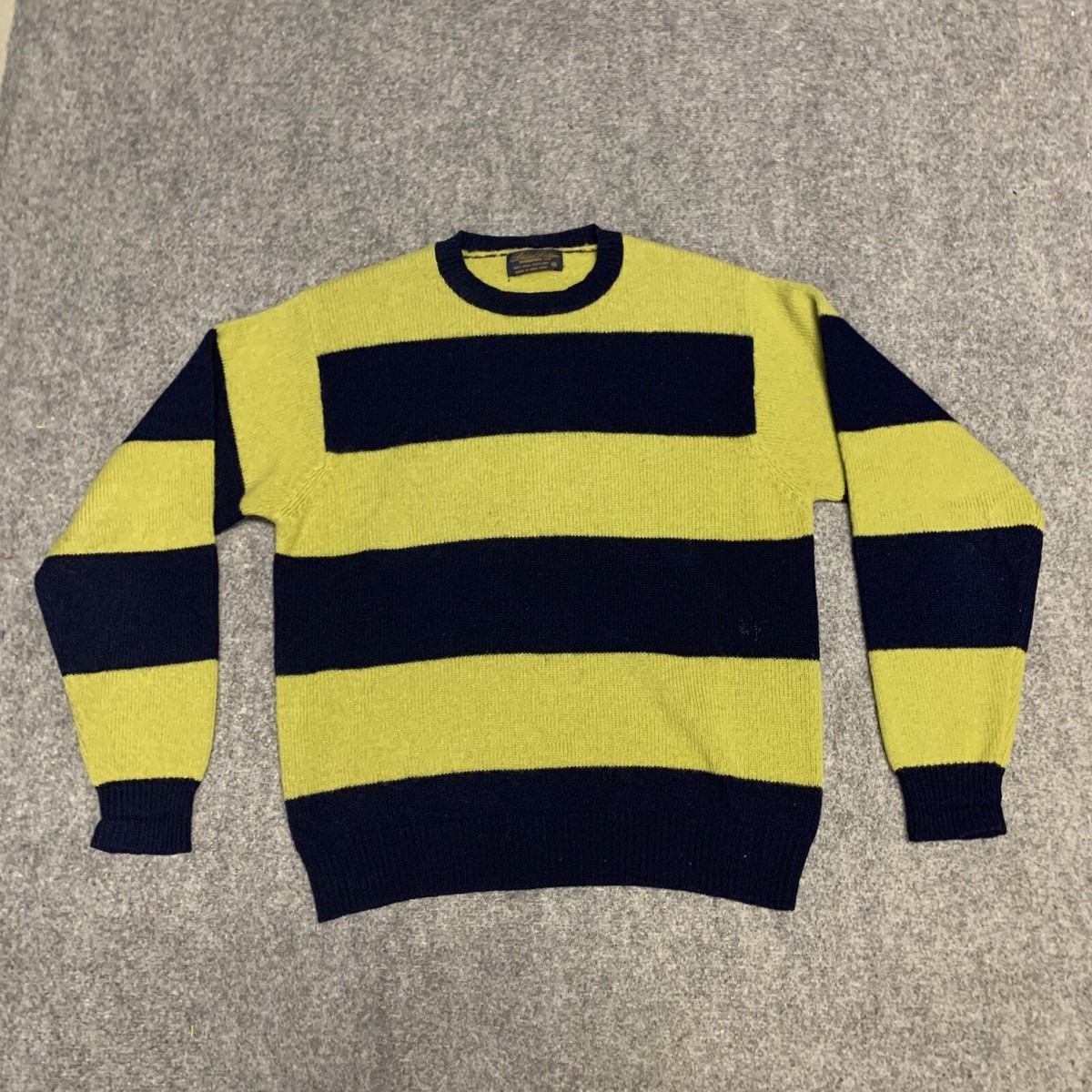 Vintage Vtg Brooks Brothers Shetland Wool Sweater Striped Vintage Vtg Brooks Brothers Shetland Wool Sweater Striped