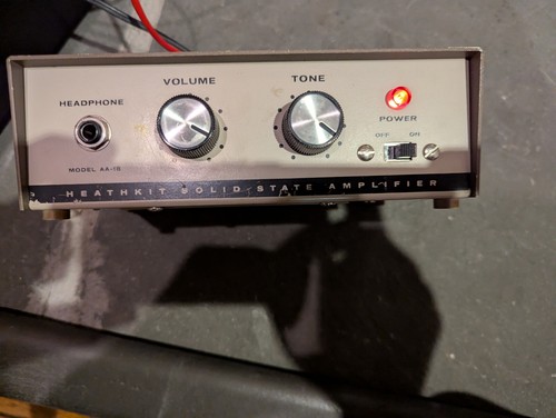 Vintage HeathKit AA-18 Solid State Single Channel Amplifier Powers On