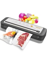 MegaWise Powerful and Compact Vacuum Sealer Machine Silver