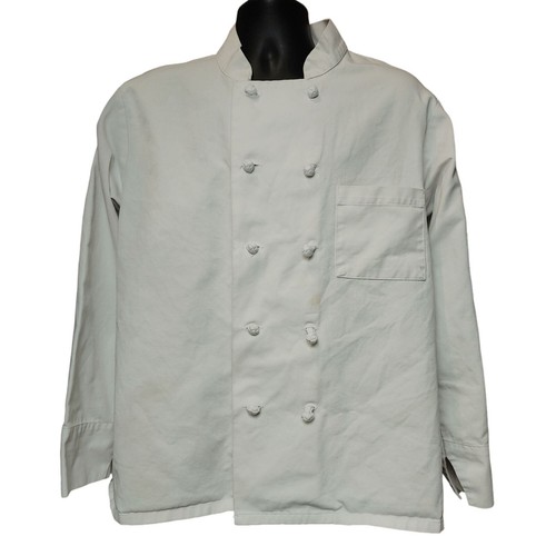 Cintas Men's White Chef's Jacket Uniform Large
