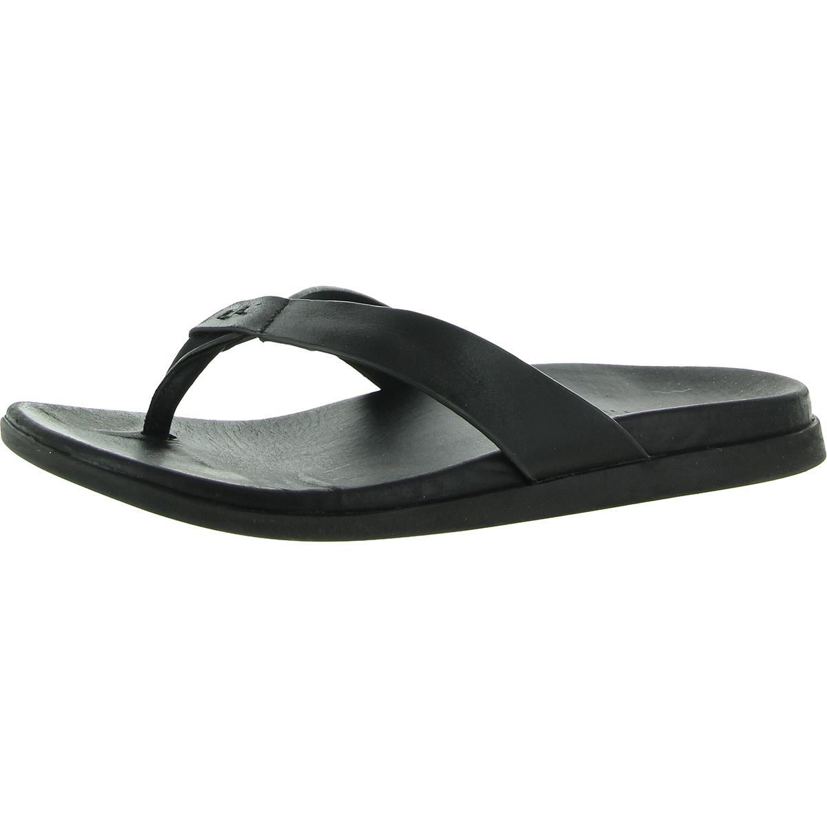 Vionic Mens Ludlow Elijah Black Flat Flip-Flops Sandals 11 Medium (D) BHFO  6419 616542505080 | eBay