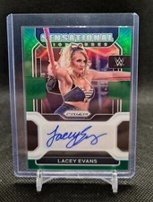 Lacey Evans 2022 Panini WWE Sensational Signatures Green Prizm Autograph - WWE 