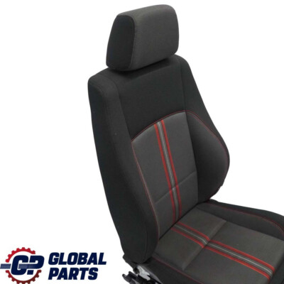 BMW X1 E84 Sport Front Left Seat Cloth Median Anthracite Red 