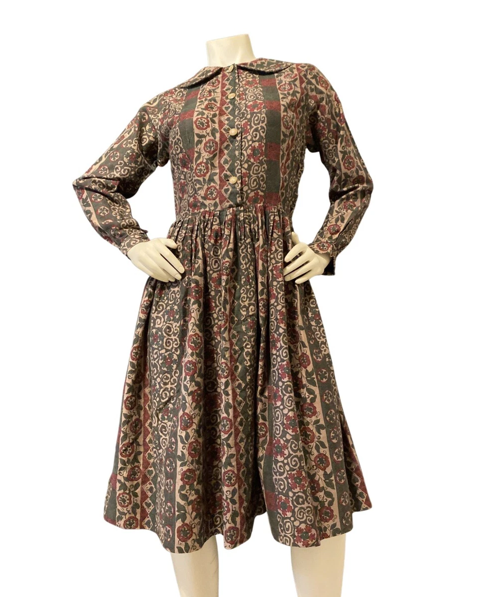 50s dress 2025 long sleeve
