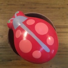 Whimsical Red Lady Bug Drawer/Cabinet Pull Knobs 2 x 1.5 x 1 inches
