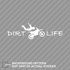 Motorcross Super Grab Dirt Life Sticker Decal Vinyl Freestyle Stunting