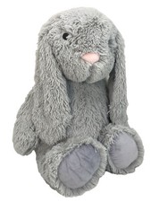 Plüschtier Kuscheltier Hase grau Madchen Junge XXL 88cm Baby Kinder Kissen
