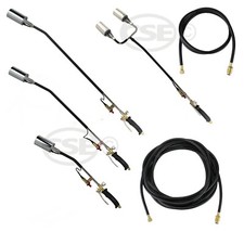 USA Made Push Button Propane Torch Long Reach Roofing De-icing Weed Control Burn