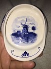 Delft Blue Holland Trinket Dish Hand Painted — photo 1
