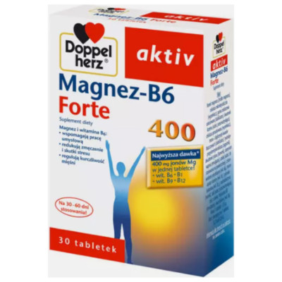 (Einheit/0,45 ) MAGNEZ B6 FORTE Magnesium 30 Tabletten D/S