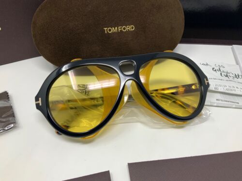 Tom Ford Neughman Amber Pilot Unisex Sunglasses FT0882 01E 60 FT0882 01E 60 - Picture 3 of 17