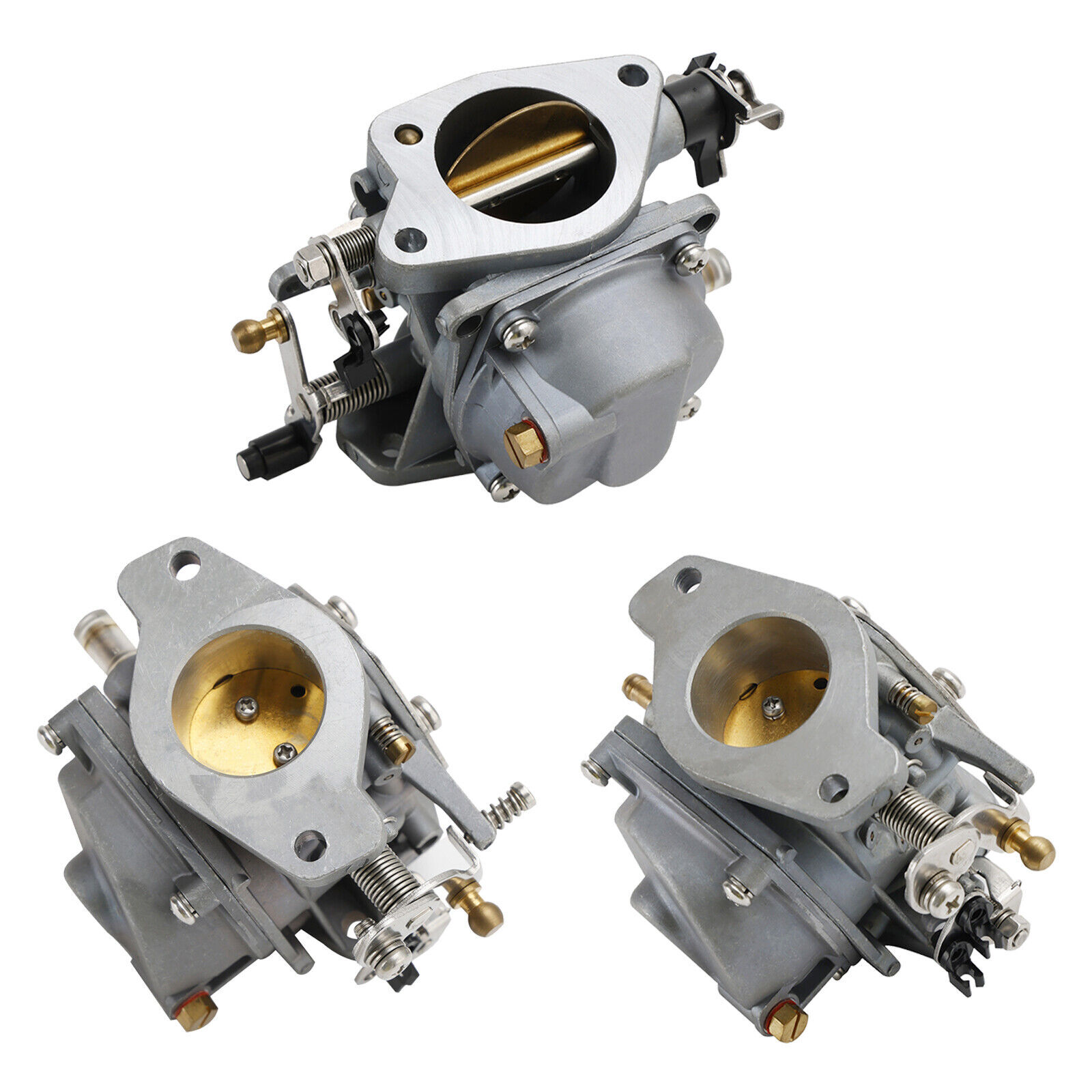 3pcs/set Carburetor Carb Assy 6K5-14301-10 For Yamaha 60HP E60M Outboard Engine