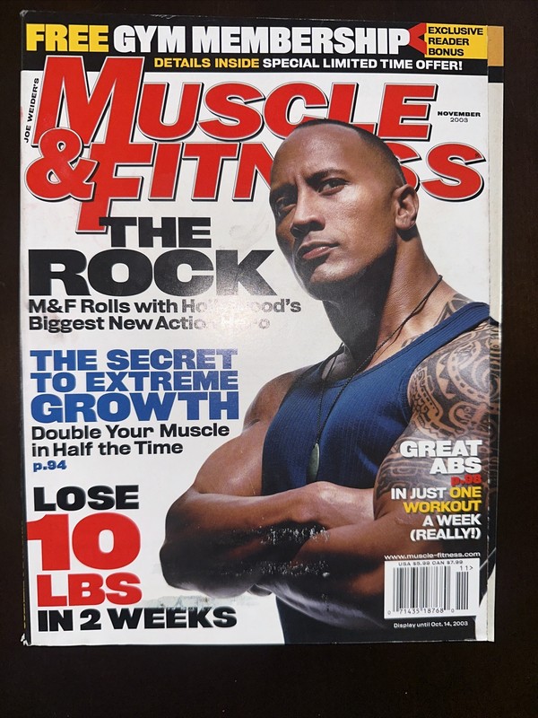 Muscle & Fitness November 2003 The Rock