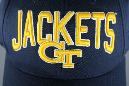 Georgia Tech Giacche Gialle Cappello Uomo Regolabile Snap Back OSFM Nuovo Ricamato - Foto 10 di 12