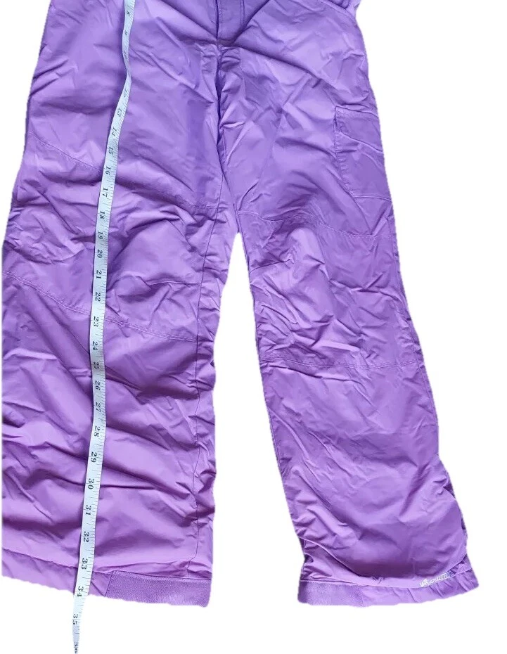 Columbia Pantalones Niñas Niños M Púrpura Impermeable Nieve Esquí Deporte Invierno Omni-Calor Foto 3 de 4