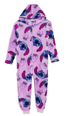 Disney Lilo und Stitch Schlafanzug 116 128 140 152 Overall Jogginganzug Plüsch