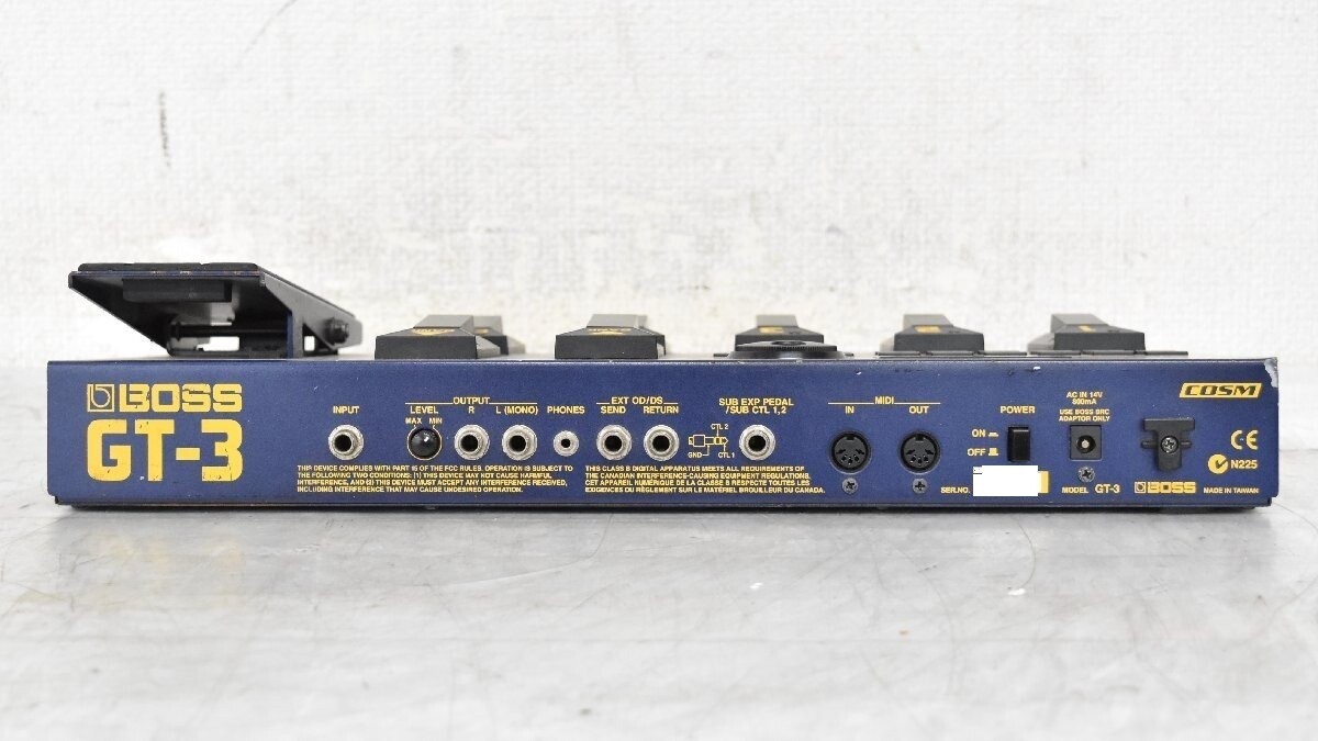 BOSS GT-3エフェクター BOSS GT-3 Guitar Multi Effects Pedal Processor | eBay