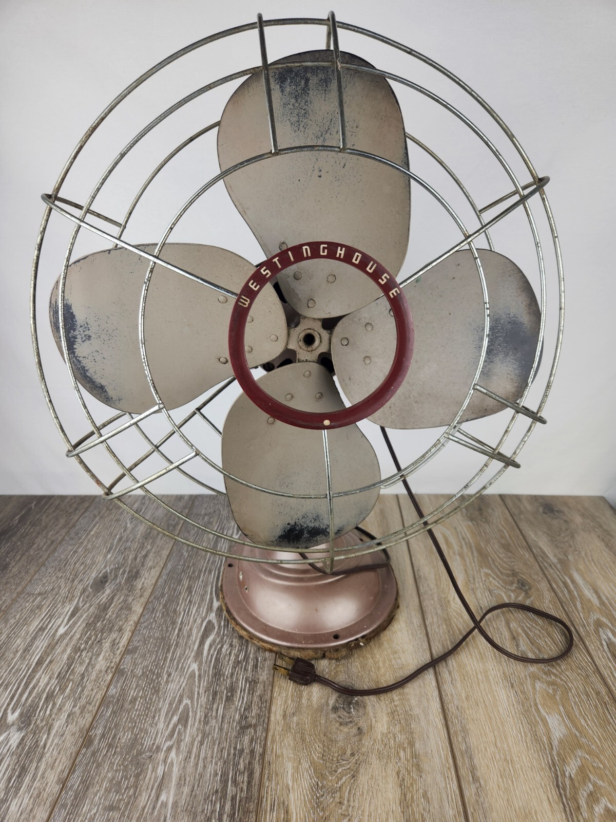 Vintage Westinghouse Y-4613 Table Desk Fan Non-Working Parts or Repair