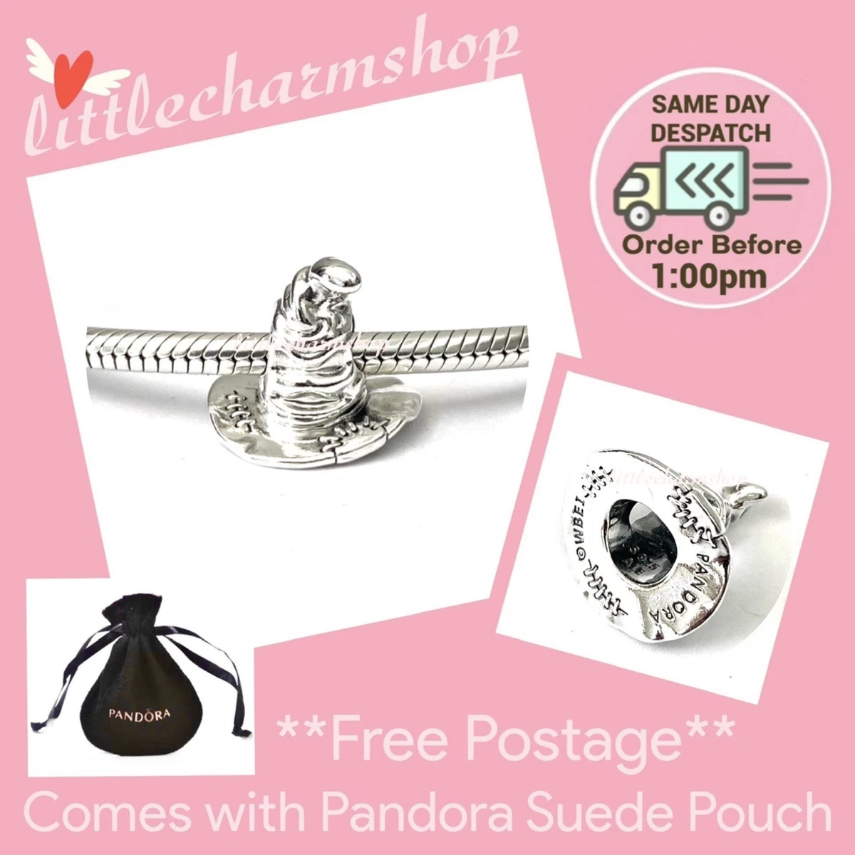 Pandora harry potter sorting hat charm deals