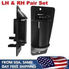 Extended Cab 3rd Third Side Door Handle LH & RH Pair Set for Chevy Truck Cargo