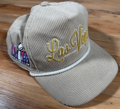 Stoney Clover Lane x  47 Las Vegas Super Bowl 58 KC Chiefs Beige Corduroy Hat
