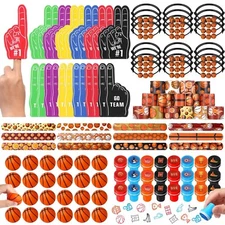 Aoriher 120 Pcs Basketball Sports Party Favors Set Serve 24, Basketball Goodi...