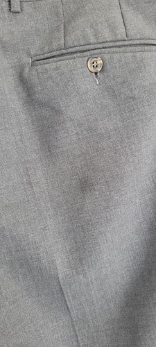 the savile row company grey wool blend men's suit 38R - Picture 14 of 24