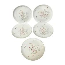 Set of 5 Clarice Eschenbach Dessert Bread Plates Bavaria Germany Baronet 6.25"