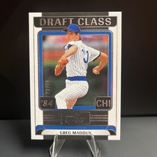 Greg Maddux 2024 Panini Three and Two Draft Class #7 Cubs 32/99