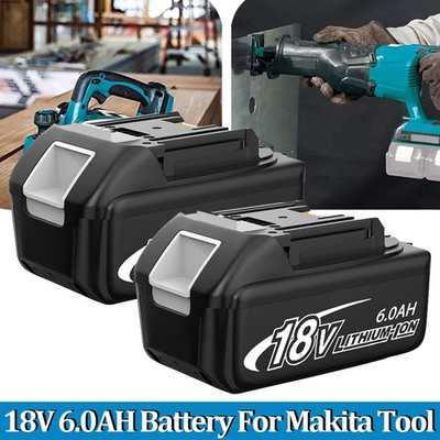 #ad #ad 2 PACK BL1860B 6.0Ah 18V Lithium Ion Battery For Makita BL1850B BL1840B BL1830B $24.69