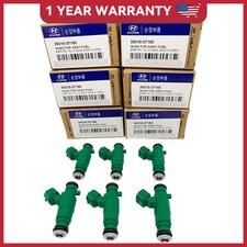 Oem Bosch Set Of 6 Fuel Injectors For 2001-2006 Hyundai Santa Fe 2.7l3.5l V6 Oem Bosch Set Of 6 Fuel Injectors For 2001-2006 Hyundai Santa Fe 2.7l3.5l V6