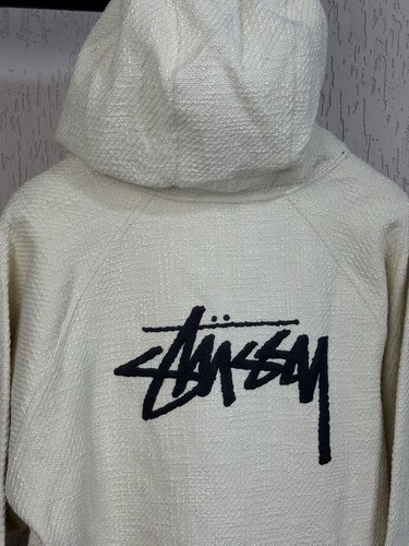 NWT Nike x Stussy NRG Pullover Hoodie Natural SS22 Fossil Unisex Size L Beige - Picture 12 of 15