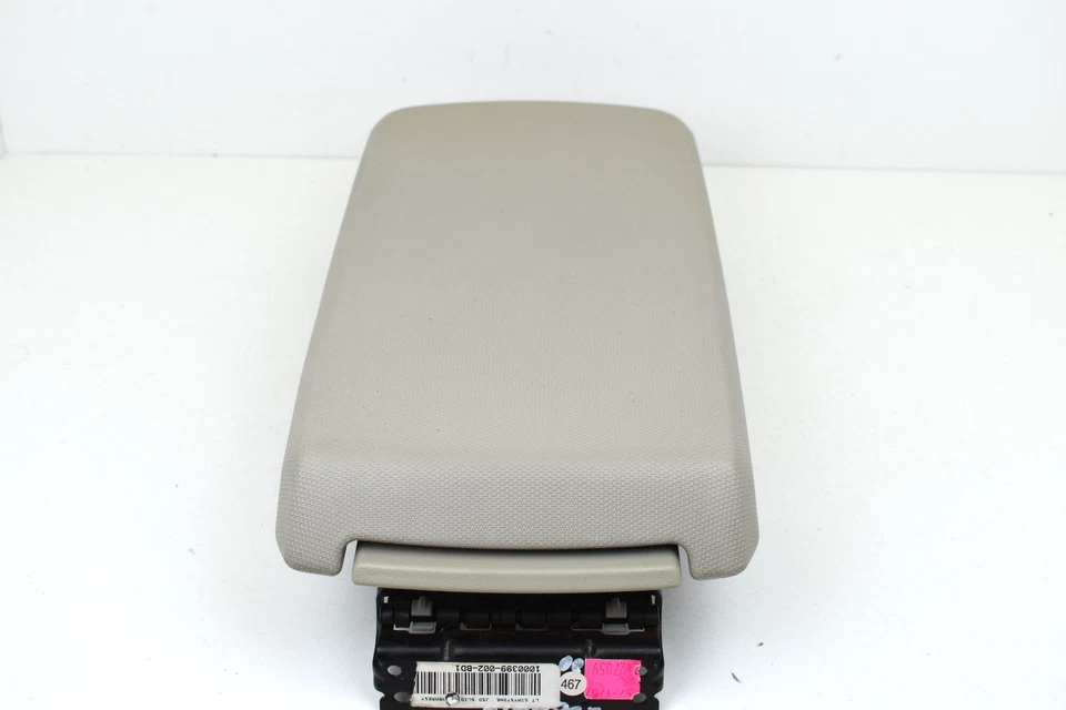 Dodge Avenger 2008-2010 consola central beige vinilo reposabrazos tapa almacenamiento OEM Foto 4 de 4