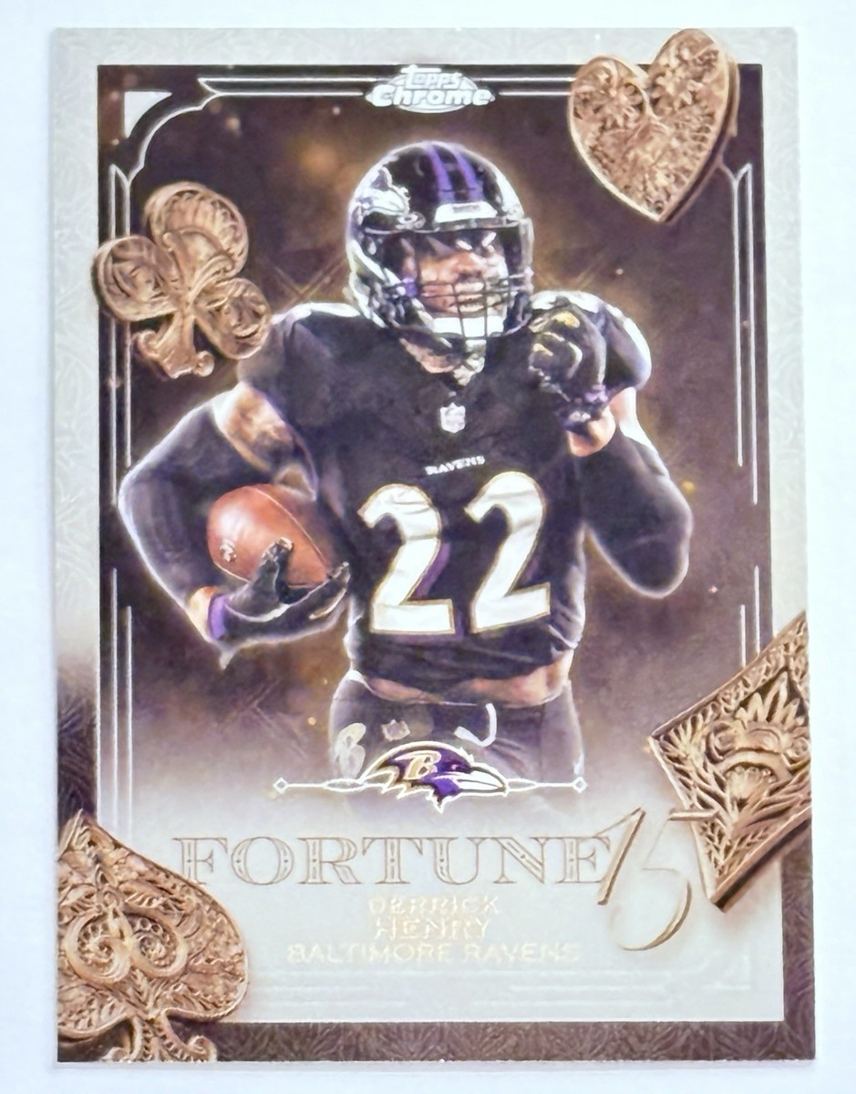 DERRICK HENRY　デリック ヘンリー　サインカード　10枚限定　NFL 2025 Topps Chrome - Fortune 15 Derrick Henry #F15-10 | eBay