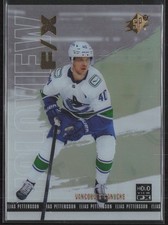 2024-25 SPx #HV-16 Elias Pettersson Holoview F/X Vancouver Canucks (JT)