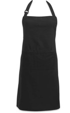 Black Chef Apron Kitchen Waterproof Pocket Cooking Catering Butcher Unisex Gowns