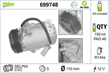 Kompressor Klimaanlage VALEO RE-GEN - AT 699748 +102.34€ Pfand für CORSA ASTRA