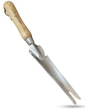 Garden Guru Hand Weeder Trowel with Ergonomic Handle – Stainless Steel Weedin...