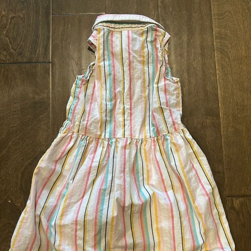 Carter's в полоску без рукавов подпоясанный рубашка платье - Изображение 3 из 3