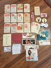 ASSORTED LOT OF VINTAGE COCA COLA ADVERTISING ITEMS-NEW/OLD STOCK & USED