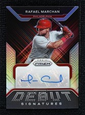 2022 Panini Prizm Debut Signatures Silver Prizm Rafael Marchan #DS-RM Auto 0s1o