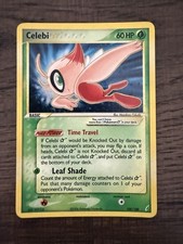 Celebi Gold Star 100/100 EX Crystal Guardians Holo Ultra Rare on eBay
