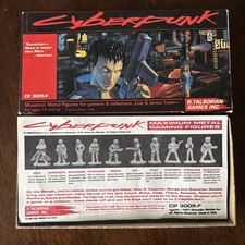 Grenadier Cyberpunk Metal Pewter Figures. R. Talsorian Games