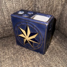 Vtg celestial sun moon STAR toothbrush holder...