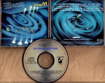 BONEY M.   CD (JAPAN)   TEN THOUSAND LIGHTYEARS mit BARBARELLA FORTUNETELLER ua.