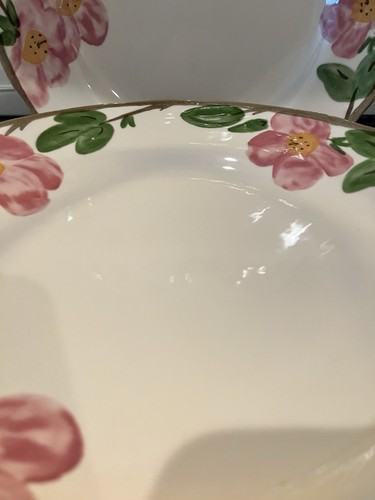 Set 4 Franciscan " DESERT ROSE " Dinner Plates By Johnson Bros England 10.75” - Picture 3 of 4