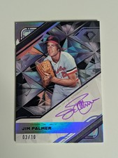 Jim Palmer 2025 Topps Diamond Icons White Polychromatink Purple Auto /10 Orioles